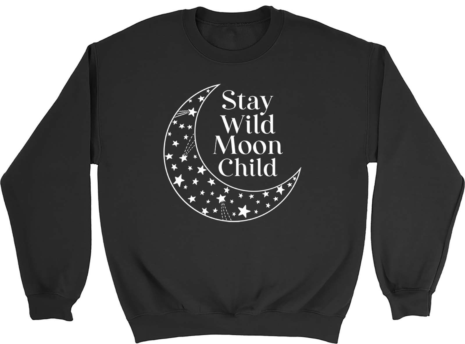 Stay Wild Moon Child Stars Kids Childrens Jumper Sweatshirt Boys Girls Gift eBay